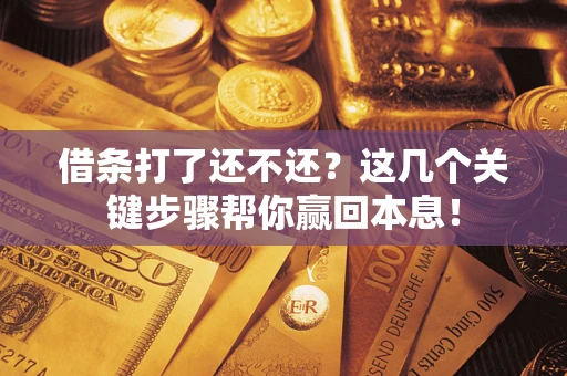 武汉借条打了还不还？这几个关键步骤帮你赢回本息！