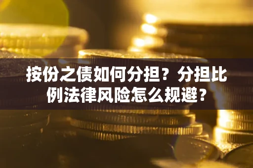 武汉按份之债如何分担？分担比例法律风险怎么规避？