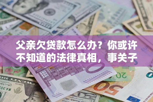 武汉父亲欠贷款怎么办？你或许不知道的法律真相，事关子女未来