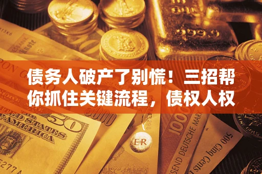 武汉债务人破产了别慌！三招帮你抓住关键流程，债权人权益不再缩水