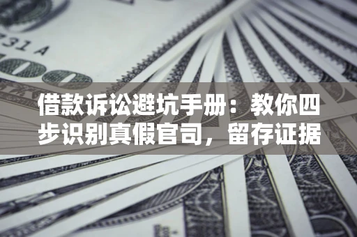 武汉借款诉讼避坑手册：教你四步识别真假官司，留存证据不踩雷