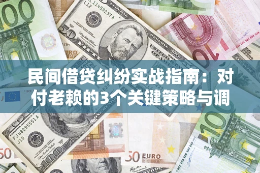 武汉民间借贷纠纷实战指南：对付老赖的3个关键策略与调解盲区解析