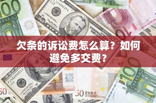 武汉欠条的诉讼费怎么算？如何避免多交费？