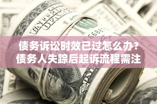 武汉债务诉讼时效已过怎么办？债务人失踪后起诉流程需注意什么？